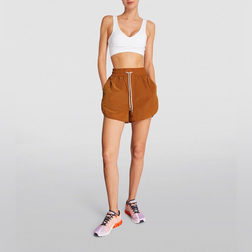Varley Rust Brown Athletic Shorts
